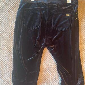 Velvet straight leg pant